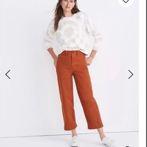 Madewell Slim Emmett Wide-Leg Crop Pants